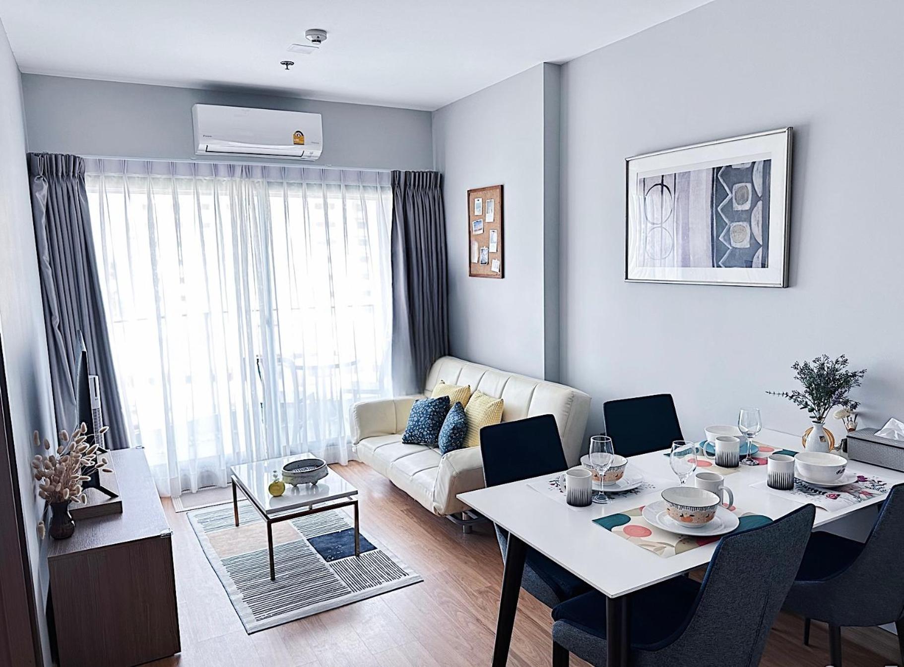 New & Cozy 2 Bedroom @ The Astra Sky River Chiang Mai Extérieur photo